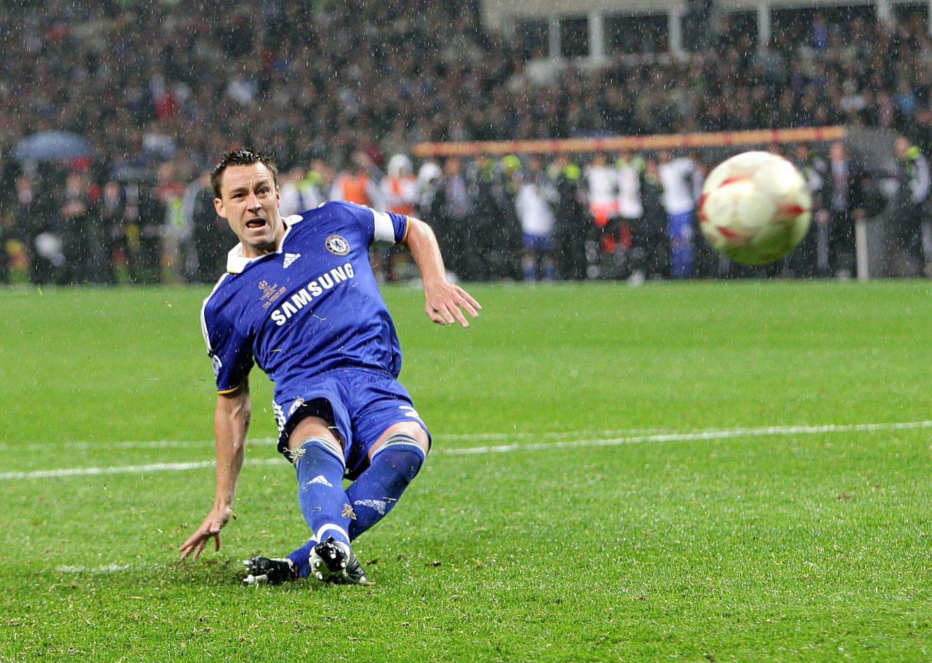 On this day, May 21, 2008: Chelsea's John Terry slips to help hand  Manchester United Euro crown