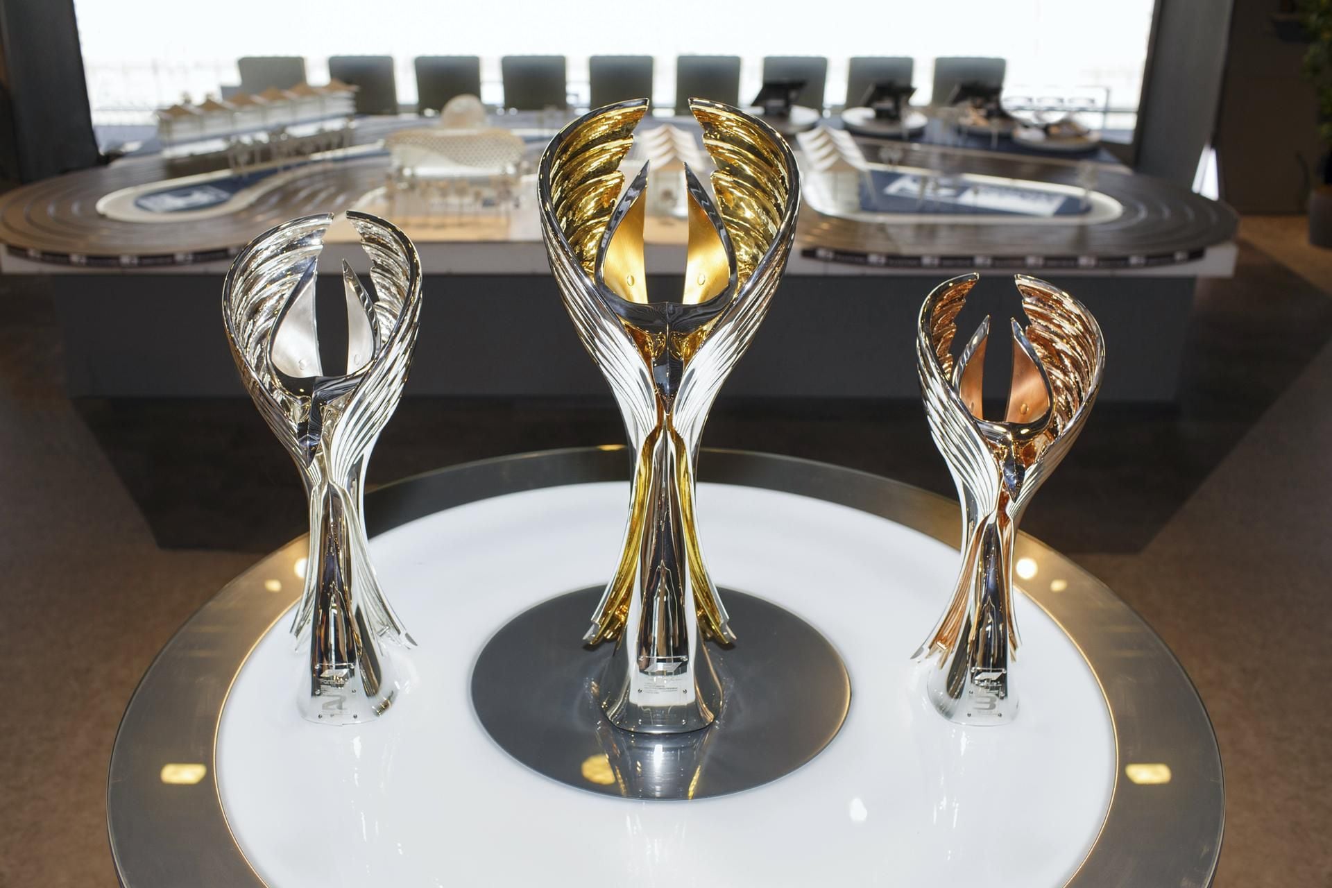 New UAE-inspired trophies unveiled at Abu Dhabi Grand Prix