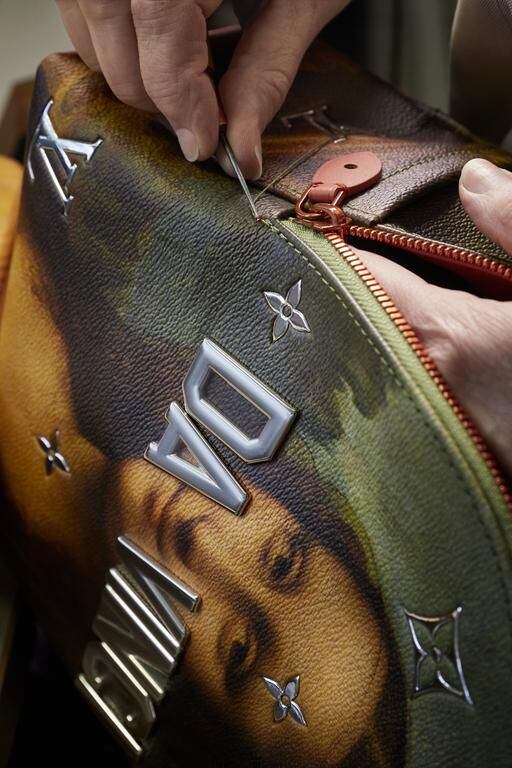 Jeff Koons' New Louis Vuitton Collaboration Includes a Mona Lisa Duffel Bag