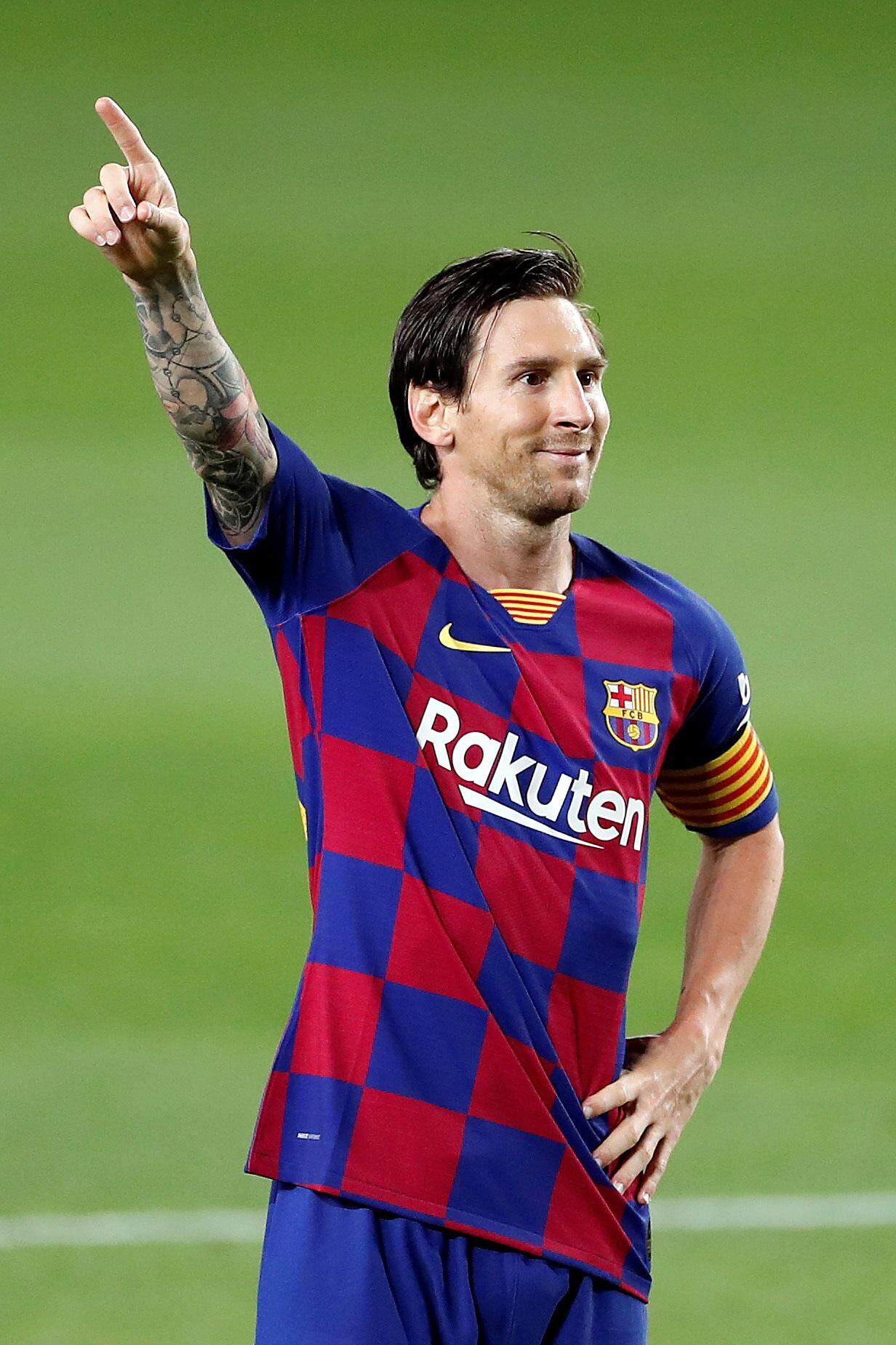 All change! The different styles of Barcelona legend Lionel Messi - in  pictures