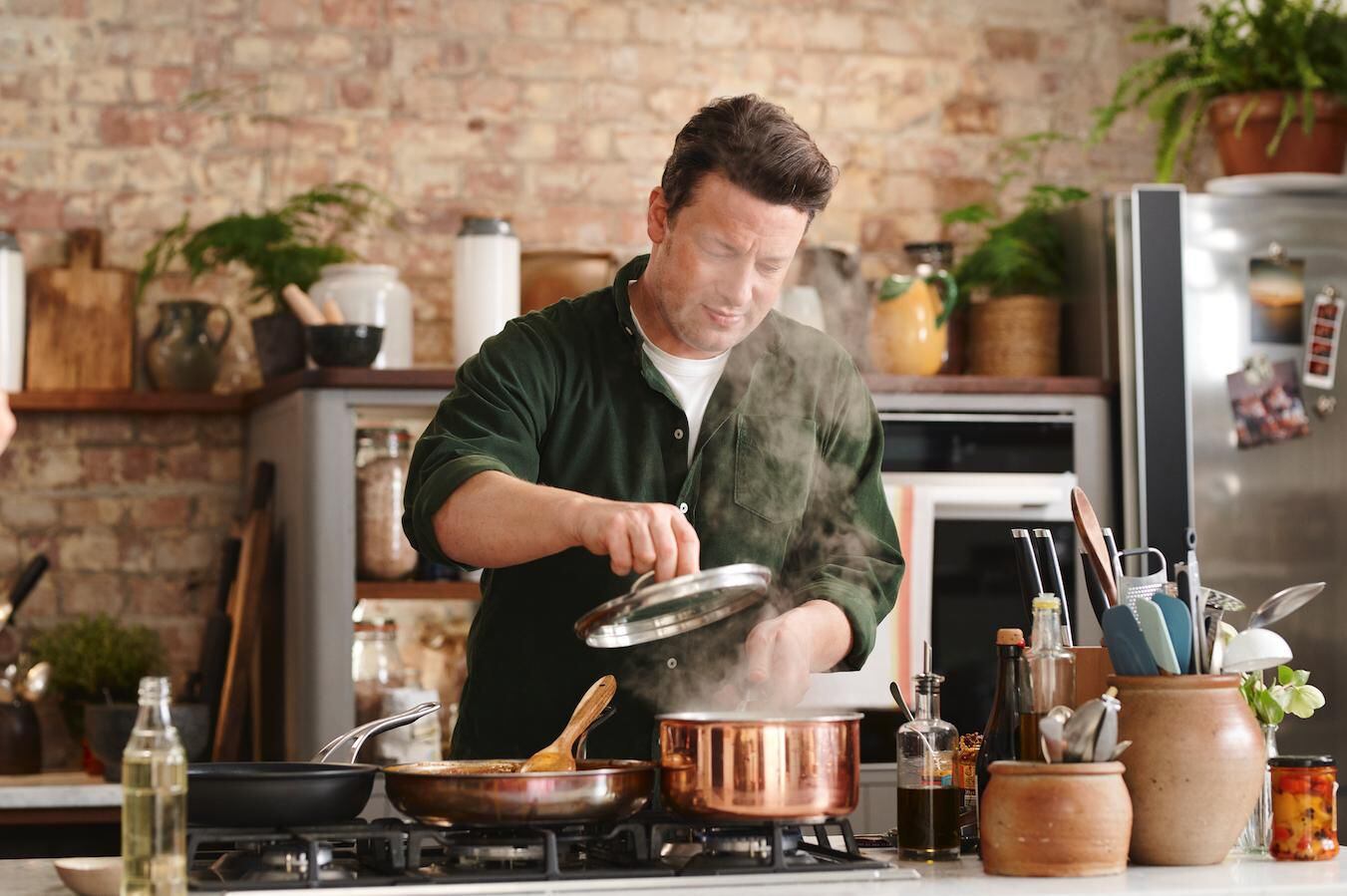 Keep Cooking And Carry On: TV Chef Jamie Oliver Serves Up New