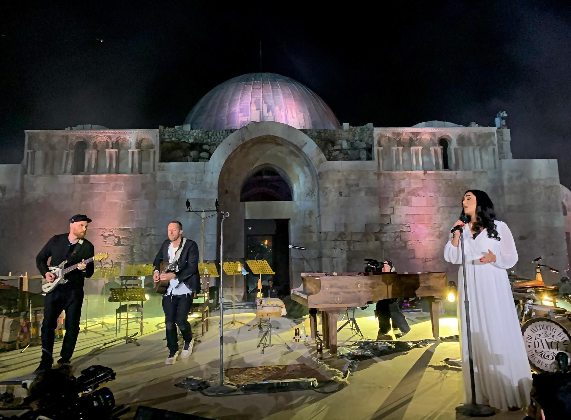It to bang in the middle of the Middle East': Coldplay honours Arabic in Amman with 'Bani