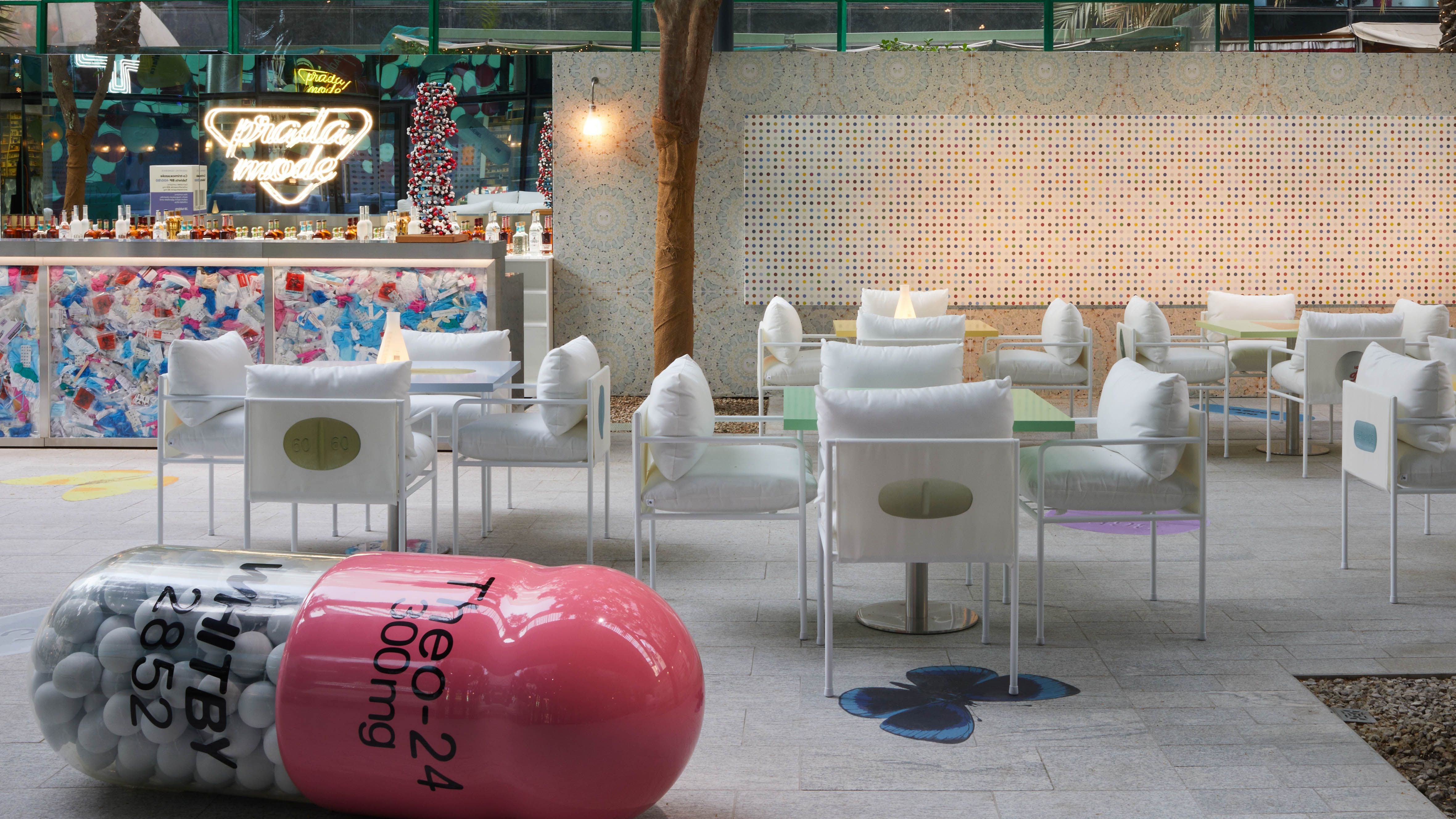 Damien Hirst's Prada Mode cultural space now open in Dubai