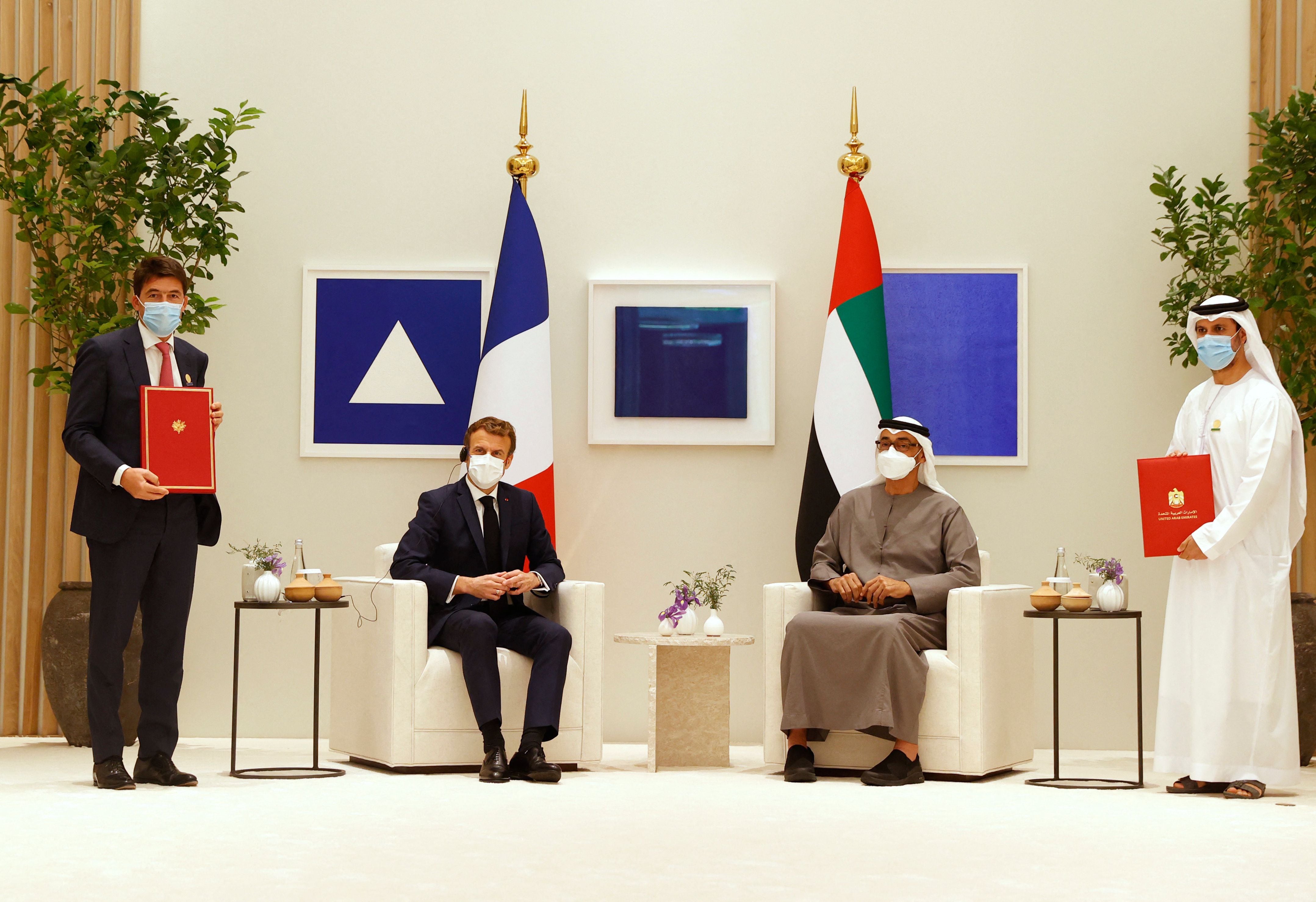 UAE and France sign strategic deals as Emmanuel Macron visits Expo