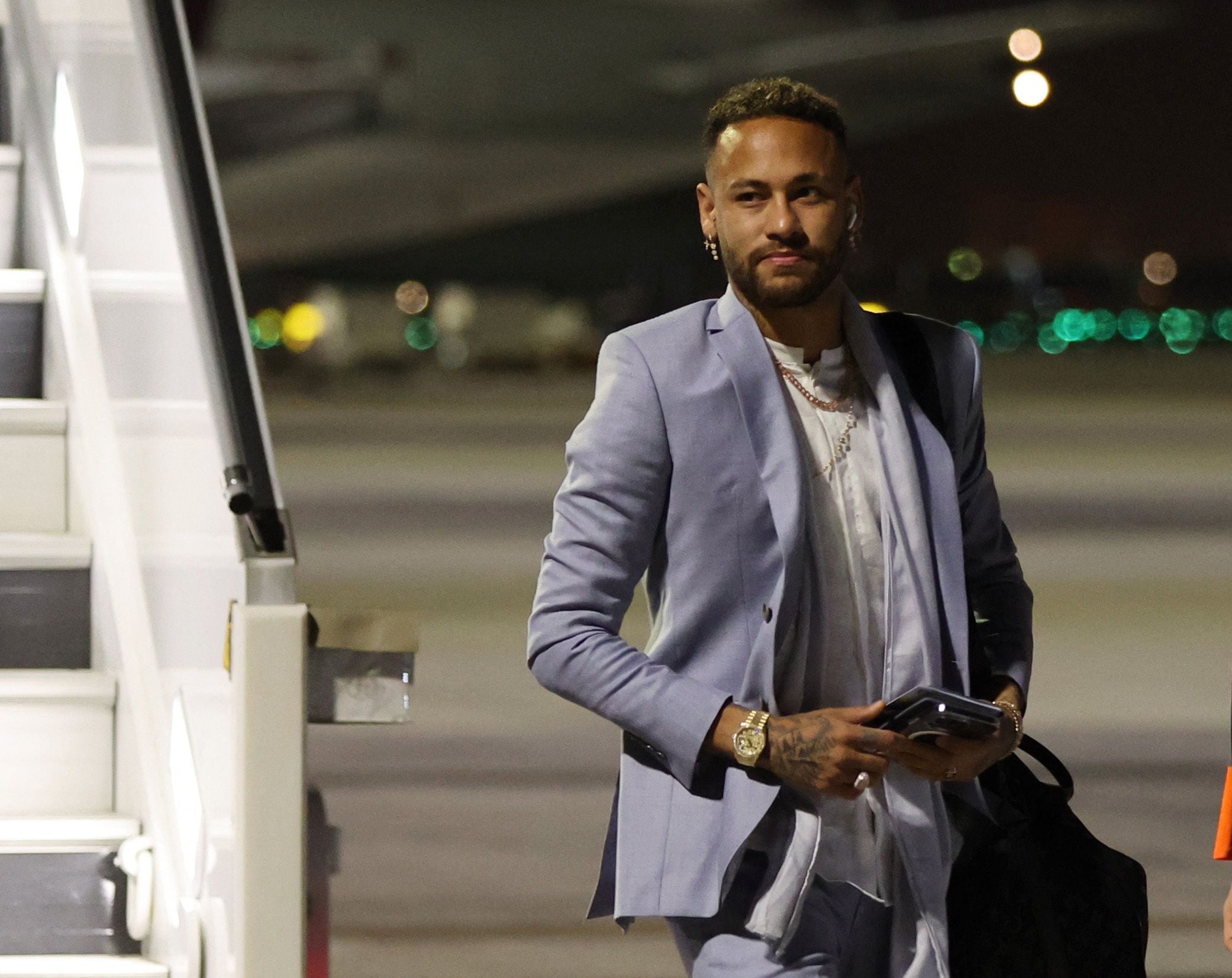 Neymar and Brazil touch down as all 32 teams now in Qatar for World Cup -  in pictures