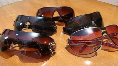 Fake sunglasses seized in Abu Dhabi. Stephen Lock / The National