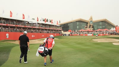 Lowry walked to the 18th green level with Richard Sterne but his birdie would give him the title.