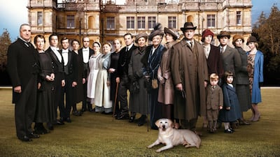The cast of Downton Abbey Season 5 Courtesy OSN