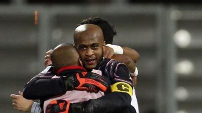 Ali Kasheif kept UAE in the game during the middle stretch of the game when Vietnam were dominant. Fadi Al-Assaad / Reuters