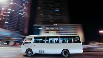 Because buses are so bulky and sturdy, most other vehicles would come off second-best in a collision. Sarah Dea / The National