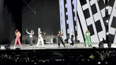 Little Mix were the headline act at The Assmbly Dubai. Courtesy: Global Education & Skills Forum