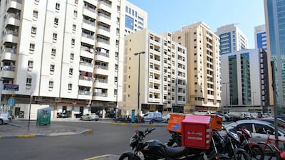 Abu Dhabi, United Arab Emirates - Old and new structures in Tourist Club Area. Khushnum Bhandari for The National