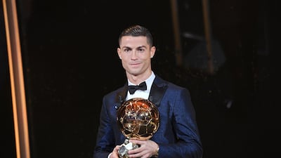 Cristiano Ronaldo has won the Ballon d'Or for a fifth time. Franck Faugere / EPA