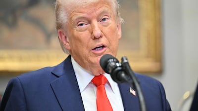 US President Donald Trump in the Roosevelt Room of the White House in Washington on March 3. AFP