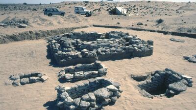 The first century AD burial site at Ed-Dur.