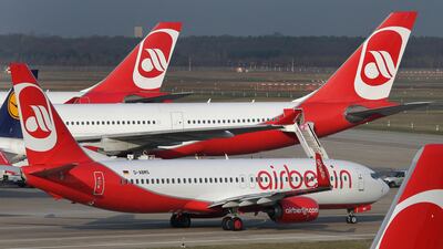 Most Air Berlin long-haul flights have already been cancelled and the remainder will end on Oct. 15. Michael Sohn/AP