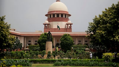 India's Supreme Court has scrapped a law that allowed anonymous donations to political parties. AP