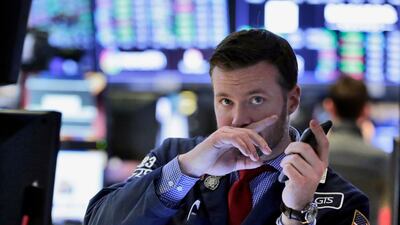 Global stocks fall more than 5 per cent last week. (AP Photo/Richard Drew)