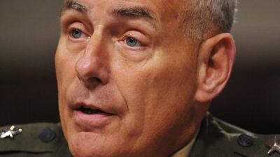 File photo of US Marine Corps General John Kelly, commander of the US southern command who has been appointed by Donald Trump as the new head of homeland security. Mandel Ngan/AFP