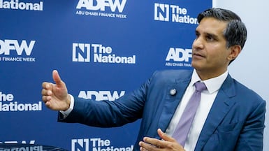 Daleep Singh, chief global economist at PGIM Fixed Income, at Abu Dhabi Finance Week. Greg Tanner / The National