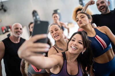 Gym videos have become less about perfecting form and more about creating rage-fuelled clickbait. Getty Images