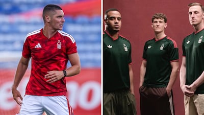 Nottingham Forest jerseys for the new season. Getty Images / Nottingham Forest / Instagram