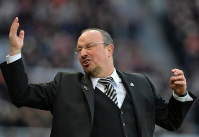 Newcastle United manager Rafa Benitez inspired his side to a win over Manchester United in their most recent league game. Mark Runnacles / Getty Images