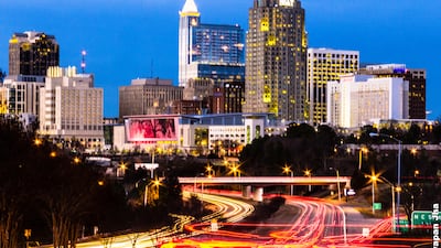 6. Raleigh-Durham, North Carolina.