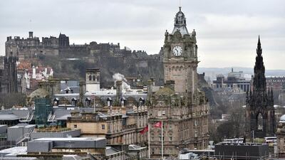 The Scottish capital is the airline’s most northerly destination, with the first daily flights there launched in 2015. Lionel Bonaventure / AFP
