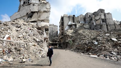 Nearly three years after the government recaptured Aleppo in 2016, much of Syria's second city is still in ruins. AFP