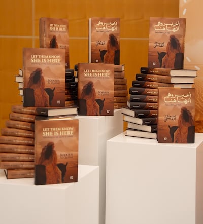 Sheikha Bodour's book Let Them Know She is Here: Searching for the Queen of Mleiha was unveiled at the 2025 Sharjah International Book Fair. Photo: SIBF