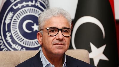 Fathi Bashagha, one of Libya’s rival prime ministers, in May. AP