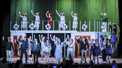 The final two performances are on Thursday, May 10 and Friday, May 11 at the Abu Dhabi Folklore Theatre behind Al Wahda Mall. Victor Besa / The National