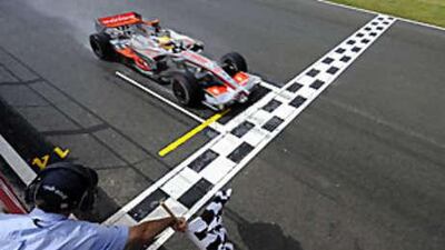 Lewis Hamilton punches the air as he wins the British Grand Prix in July. The newly crowned world champion will now have new challenges ahead after fulfilling his dream.