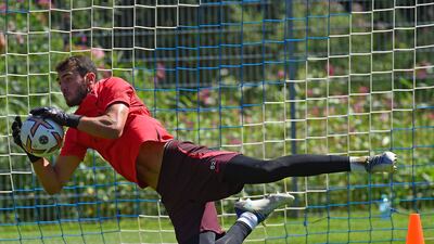 Harvey Davies trains in Austria.