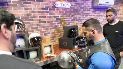 The second annual Art of Motorcycle show was held in Warehouse Four in Al Quoz. Antonie Robertson/The National