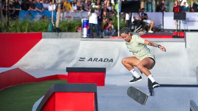 Mazetto is relishing every second being back among the competitive skate community, after taking time off following the birth of her daughter