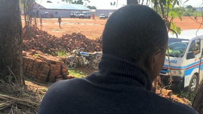 Robert, a rebel from Cameroon's Anglophone region, says he fled to Nigeria because the rebels lacked proper weaponry. Colin Freeman for The National