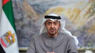 President Sheikh Mohamed has been inundated with calls of support from government leaders around the world. Photo: Ministry of Presidential Affairs