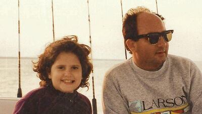 Clairie Menelaou's father first moved to the UAE 44 years ago, and helped organised one of the country's first boating contests. Courtesy Etihad