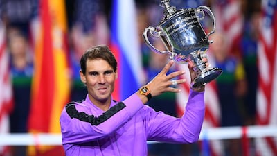 19) Rafael Nadal claims his fourth US Open title at the 2019 tournament. Reuters