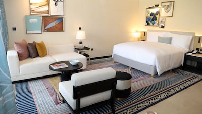Ample space is a given in each of the hotel's rooms and suites