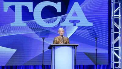 Michelle Williams accepts the award for Individual Achievement in Drama at the 35th annual TCA Awards at The Beverly Hilton Hotel on August 3, 2019 in Beverly Hills, California. AFP