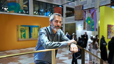 Artist Shezad Dawood has been visiting the UAE since he was a child. Victor Besa / The National