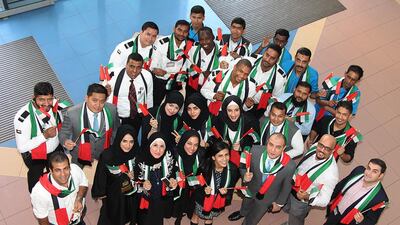 Flag day at City Centre Sharjah. Courtesy Majid Al Futtaim shopping malls.