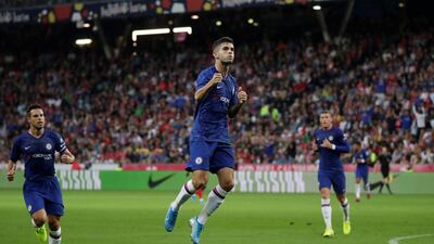 Pulisic celebrates. Reuters
