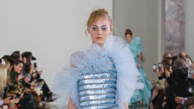 A look from the Georges Chakra spring / summer 2020 couture collection. Courtesy Georges Chakra