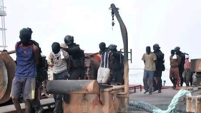 Counter-terrorism units stormed the MV Arrilah in April last year after it was hijacked in the Arabian Sea, east of Oman, en route from Australia to Jebel Ali.