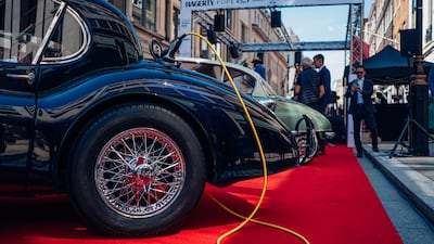 Even the electric lead is elegant.