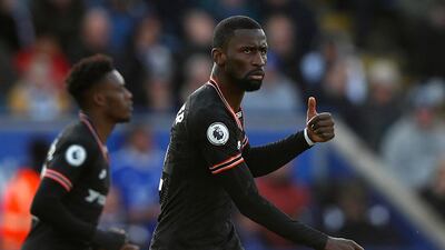 Centre-back: Antonio Rudiger (Chelsea) – The centre-back did what the forwards could not with a well-taken brace in the eventful second half of the draw with Leicester. AFP